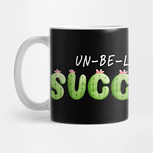 Un-be-leaf-ably Succulent Mug